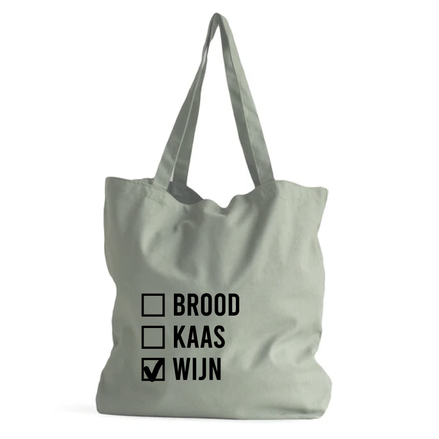 Sippin' Stories totebag 'Brood, kaas, wijn' image