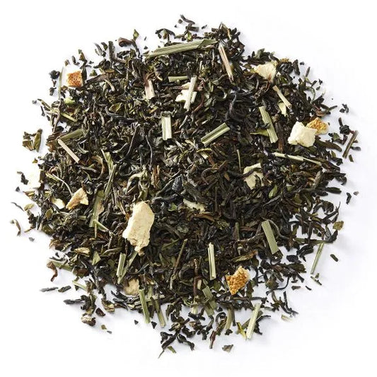 Bergje Spring of London Earl Grey thee op witte achtegrond.