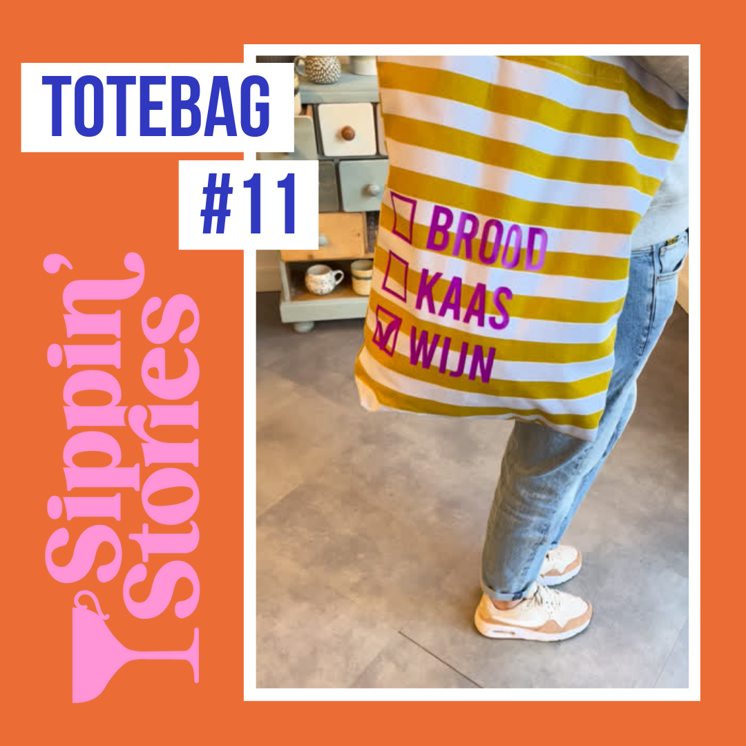 Sippin' Stories totebag 'Brood, kaas, wijn' image 4